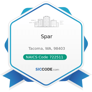 Spar - NAICS Code 722511 - Full-Service Restaurants