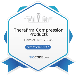 Therafirm Compression Products - SIC Code 5137 - Women's, Children's, and Infants' Clothing and...