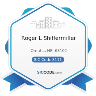 Roger L Shiffermiller - SIC Code 8111 - Legal Services