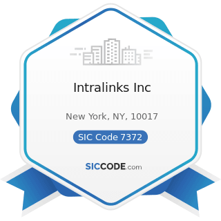 Intralinks Inc - SIC Code 7372 - Prepackaged Software