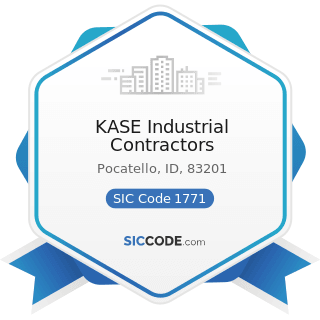 KASE Industrial Contractors - SIC Code 1771 - Concrete Work