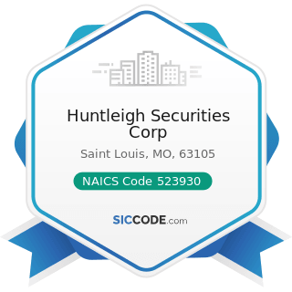 Huntleigh Securities Corp - NAICS Code 523930 - Investment Advice