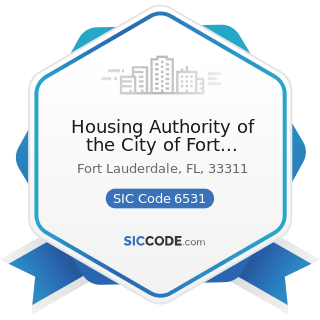 Housing Authority of the City of Fort Lauderdale - SIC Code 6531 - Real Estate Agents and...