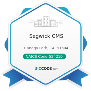 Segwick CMS - NAICS Code 524210 - Insurance Agencies and Brokerages
