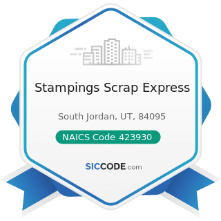 Stampings Scrap Express - NAICS Code 423930 - Recyclable Material Merchant Wholesalers