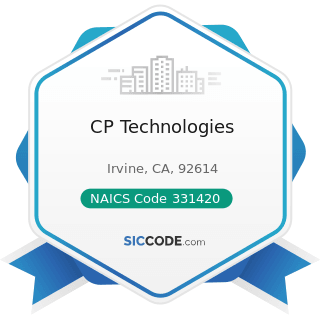 CP Technologies - NAICS Code 331420 - Copper Rolling, Drawing, Extruding, and Alloying