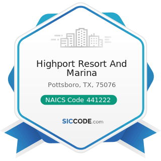 Highport Resort And Marina - NAICS Code 441222 - Boat Dealers