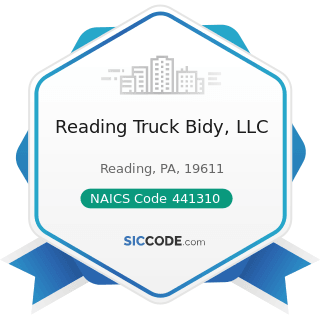 Reading Truck Bidy, LLC - NAICS Code 441310 - Automotive Parts and Accessories Stores