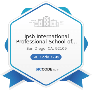 Ipsb International Professional School of Bodywork - SIC Code 7299 - Miscellaneous Personal...