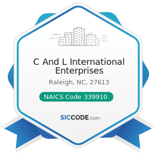 C And L International Enterprises - NAICS Code 339910 - Jewelry and Silverware Manufacturing