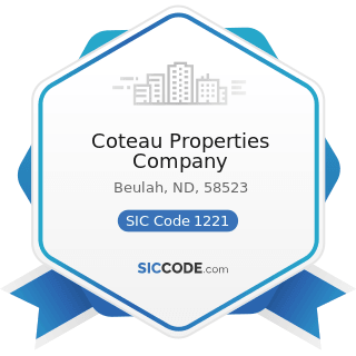 Coteau Properties Company - SIC Code 1221 - Bituminous Coal and Lignite Surface Mining