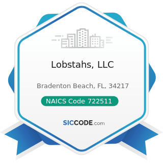 Lobstahs, LLC - NAICS Code 722511 - Full-Service Restaurants