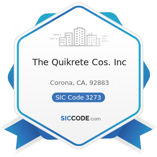 The Quikrete Cos. Inc - SIC Code 3273 - Ready-Mixed Concrete