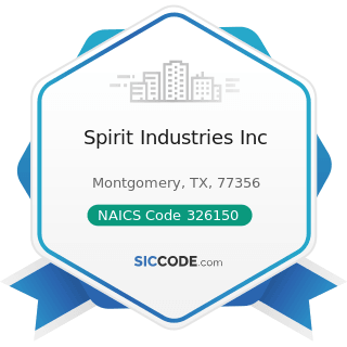 Spirit Industries Inc - NAICS Code 326150 - Urethane and Other Foam Product (except Polystyrene)...