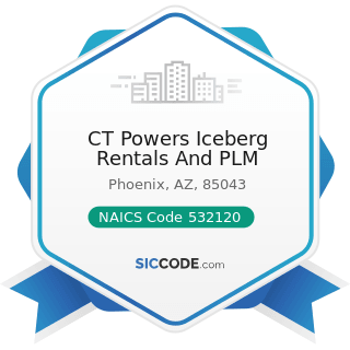 CT Powers Iceberg Rentals And PLM - NAICS Code 532120 - Truck, Utility Trailer, and RV...