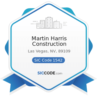 Martin Harris Construction - SIC Code 1542 - General Contractors-Nonresidential Buildings, other...