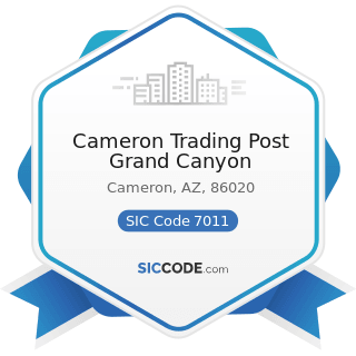 Cameron Trading Post Grand Canyon - SIC Code 7011 - Hotels and Motels