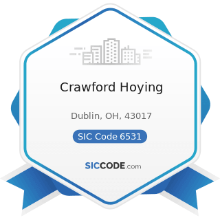 Crawford Hoying - SIC Code 6531 - Real Estate Agents and Managers