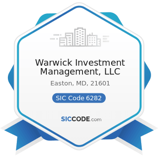 Warwick Investment Management, LLC - SIC Code 6282 - Investment Advice