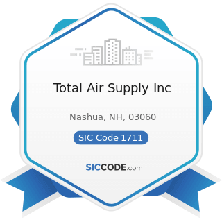 Total Air Supply Inc - SIC Code 1711 - Plumbing, Heating and Air-Conditioning