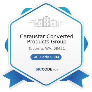 Caraustar Converted Products Group - SIC Code 5084 - Industrial Machinery and Equipment