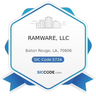 RAMWARE, LLC - SIC Code 5734 - Computer and Computer Software Stores