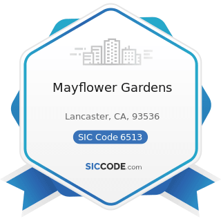 Mayflower Gardens - SIC Code 6513 - Operators of Apartment Buildings