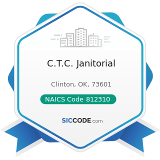 C.T.C. Janitorial - NAICS Code 812310 - Coin-Operated Laundries and Drycleaners
