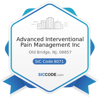 Advanced Interventional Pain Management Inc - SIC Code 8071 - Medical Laboratories