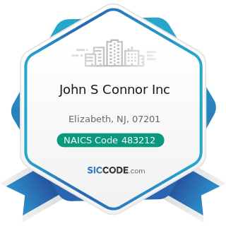 John S Connor Inc - NAICS Code 483212 - Inland Water Passenger Transportation