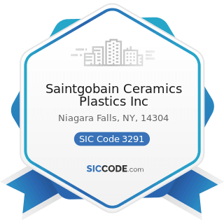 Saintgobain Ceramics Plastics Inc - SIC Code 3291 - Abrasive Products