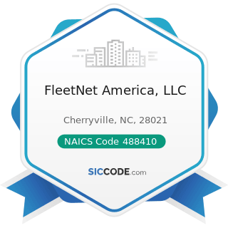 FleetNet America, LLC - NAICS Code 488410 - Motor Vehicle Towing