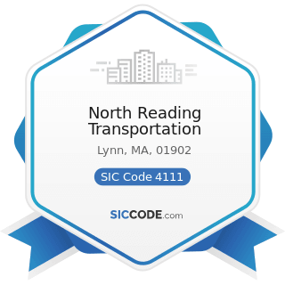 North Reading Transportation - SIC Code 4111 - Local and Suburban Transit