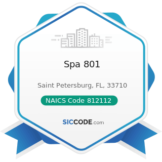 Spa 801 - NAICS Code 812112 - Beauty Salons