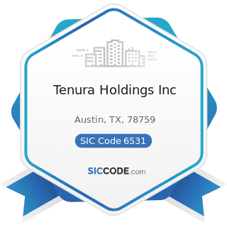Tenura Holdings Inc - SIC Code 6531 - Real Estate Agents and Managers
