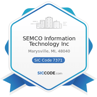 SEMCO Information Technology Inc - SIC Code 7371 - Computer Programming Services