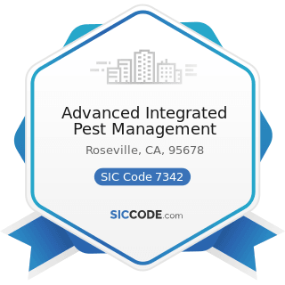 Advanced Integrated Pest Management - SIC Code 7342 - Disinfecting and Pest Control Services