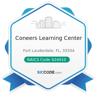 Coneers Learning Center - NAICS Code 624410 - Child Care Services