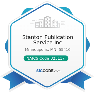 Stanton Publication Service Inc - NAICS Code 323117 - Books Printing