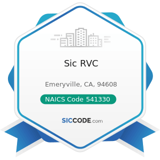 Sic RVC - NAICS Code 541330 - Engineering Services