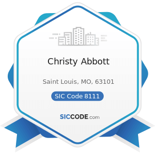 Christy Abbott - SIC Code 8111 - Legal Services