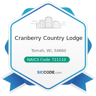Cranberry Country Lodge - NAICS Code 721110 - Hotels (except Casino Hotels) and Motels