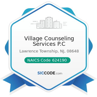Village Counseling Services P.C - NAICS Code 624190 - Other Individual and Family Services