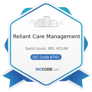 Reliant Care Management - SIC Code 8741 - Management Services