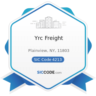 Yrc Freight - SIC Code 4213 - Trucking, except Local