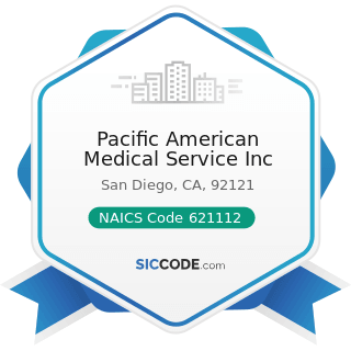 Pacific American Medical Service Inc - NAICS Code 621112 - Offices of Physicians, Mental Health...