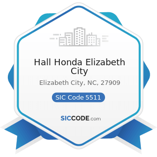 Hall Honda Elizabeth City - SIC Code 5511 - Motor Vehicle Dealers (New and Used)