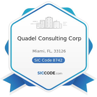 Quadel Consulting Corp - SIC Code 8742 - Management Consulting Services