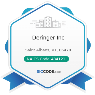 Deringer Inc - NAICS Code 484121 - General Freight Trucking, Long-Distance, Truckload
