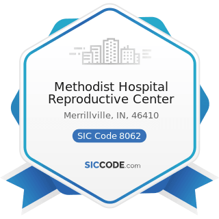 Methodist Hospital Reproductive Center - SIC Code 8062 - General Medical and Surgical Hospitals